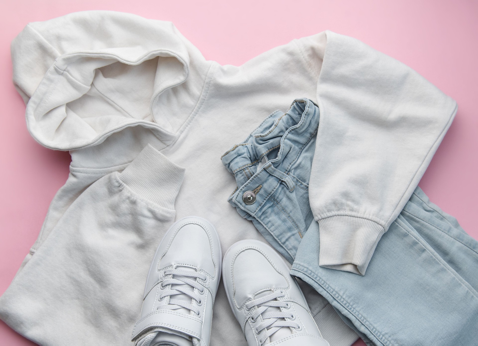 Set of  casual clothes and accessories